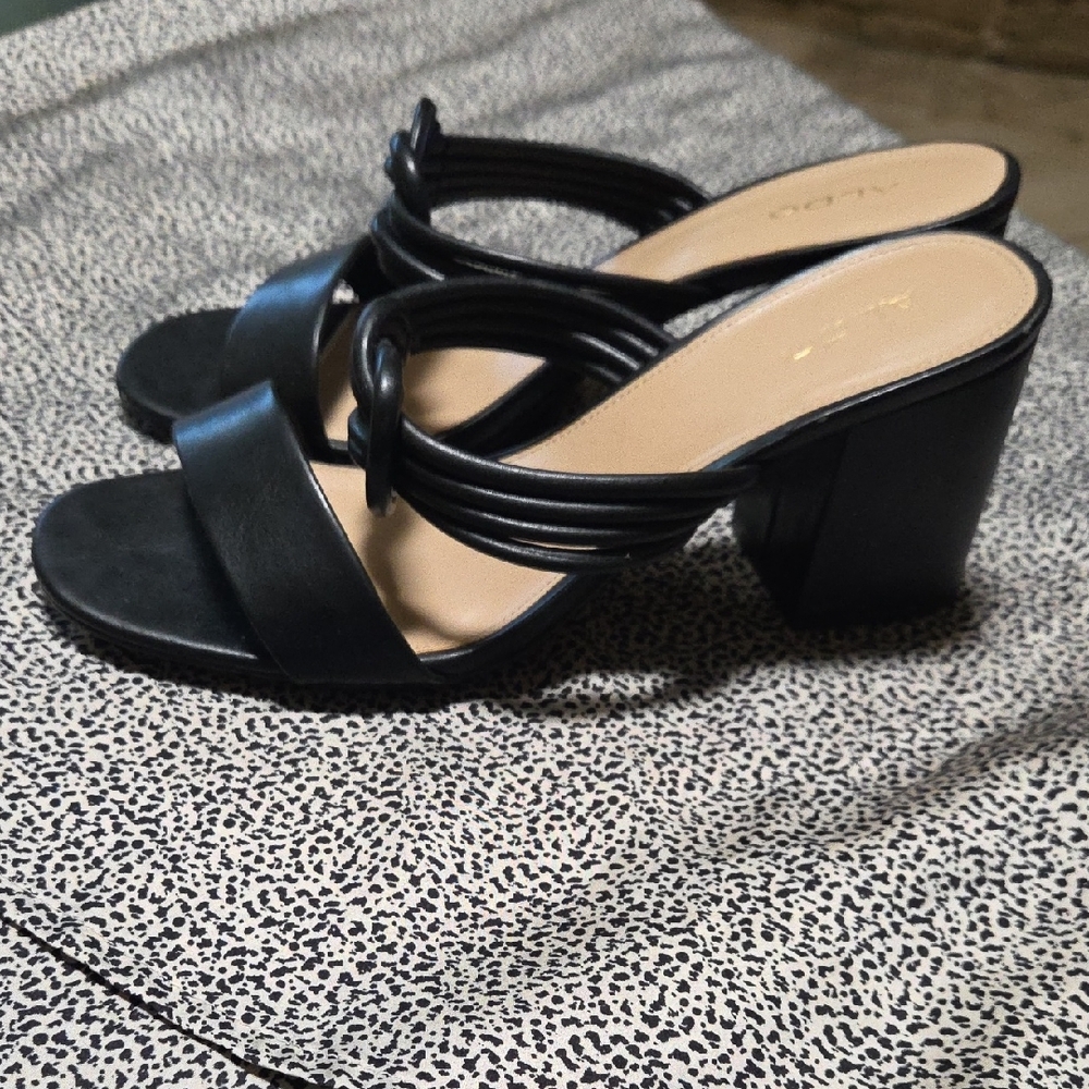 ALDO Women’s Mules Heels Agraliclya Slip On Sandals Size 9 - Picture 8 of 11